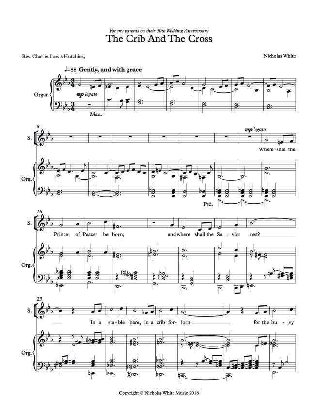 The Crib And The Cross - Full Score